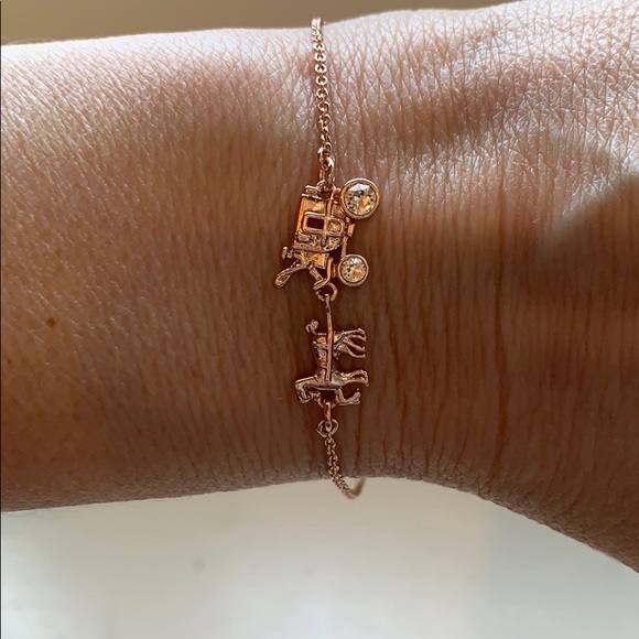 Coach rose gold bracelet